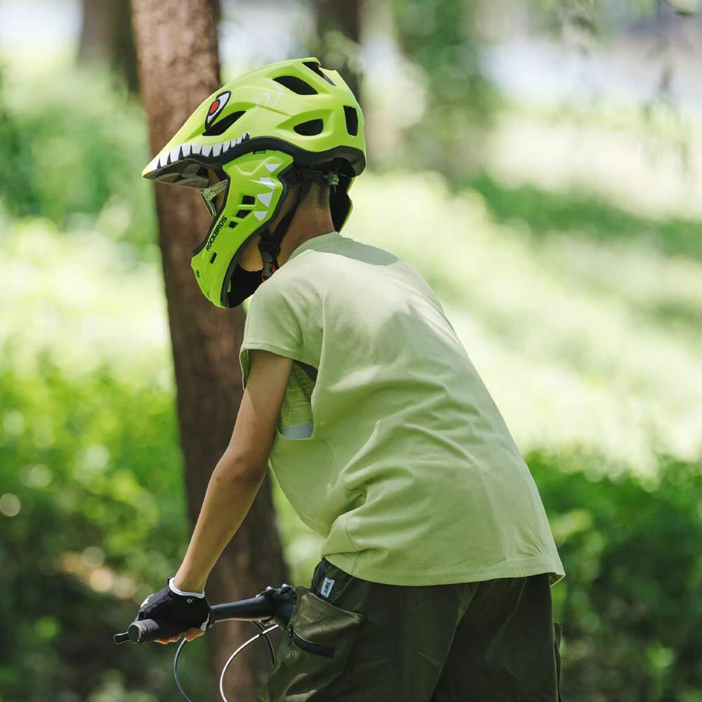 Kask rowerowy dziecięcy z odpinana szczęką 2w1 ROCKBROS TT-3200 OFF-ROAD 6/7