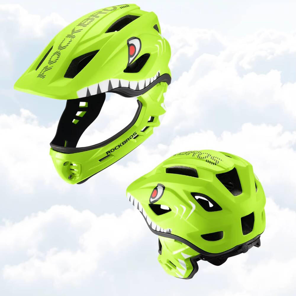 Kask rowerowy dziecięcy z odpinana szczęką 2w1 ROCKBROS TT-3200 OFF-ROAD 7/7