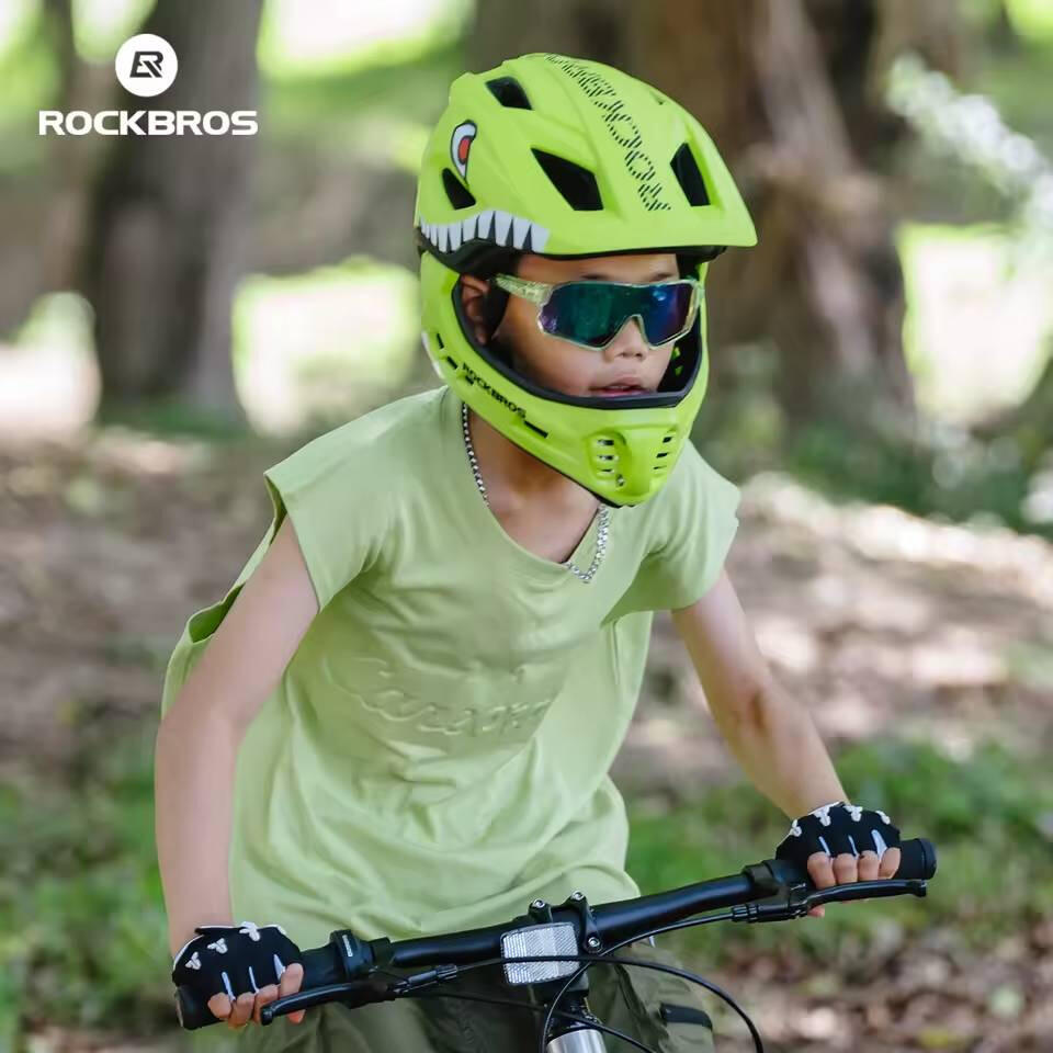 Kask rowerowy dziecięcy z odpinana szczęką 2w1 ROCKBROS TT-3200 OFF-ROAD 5/7