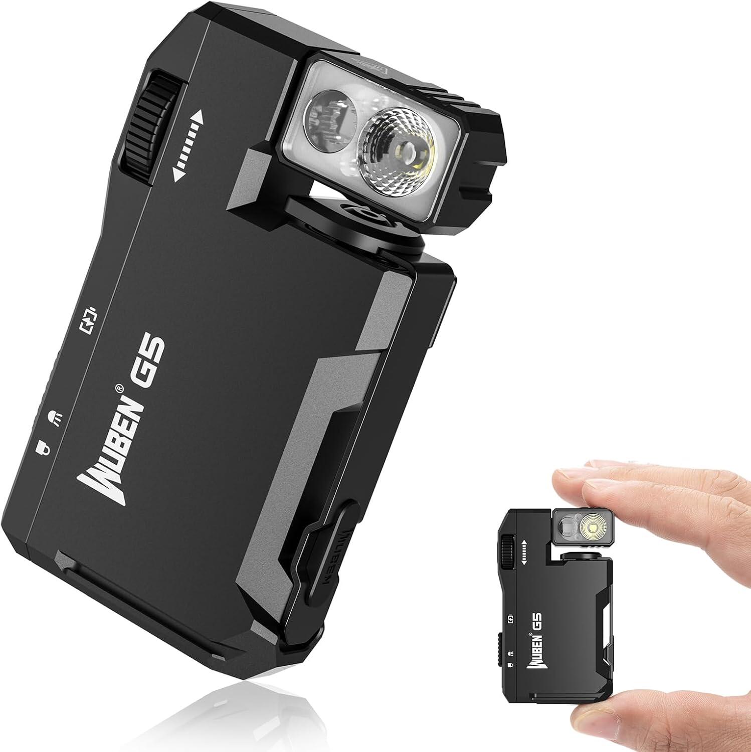 Outdoor Wiederaufladbare LED Taschenlampe RGB IP65 Magnetisch G5 2/7