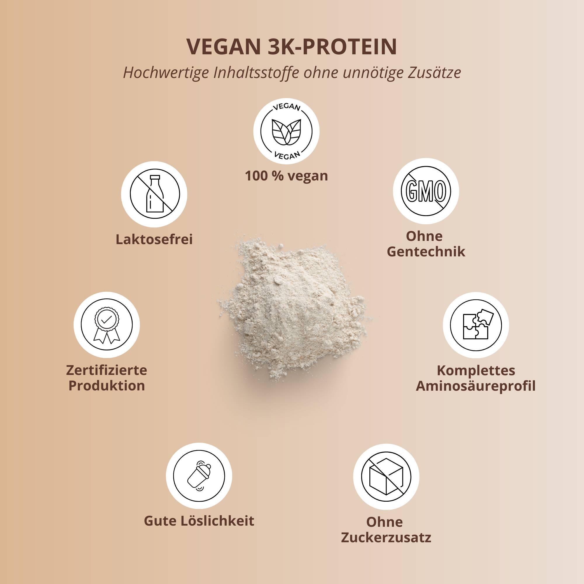 Proteína en polvo 3K 1000 g - Tiramisú 4/5