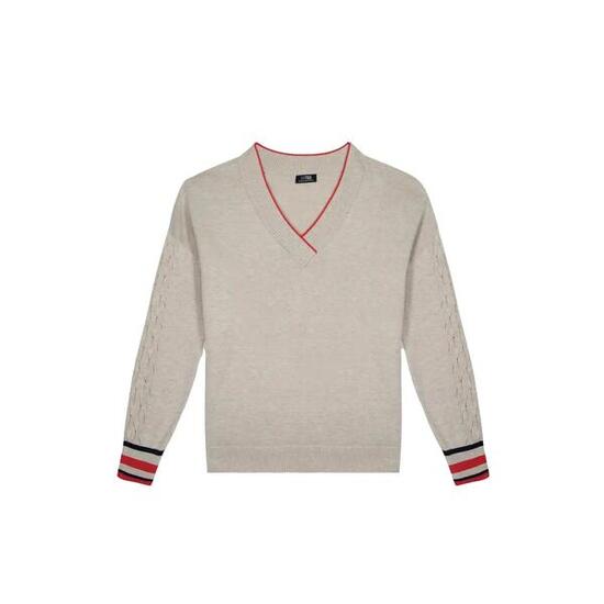 Pull col V femme TBS Xella