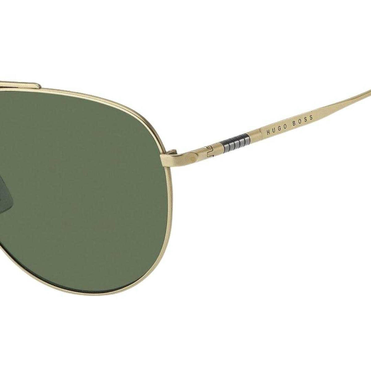 Mens 1296 Sunglasses (Gold/Green) 3/4