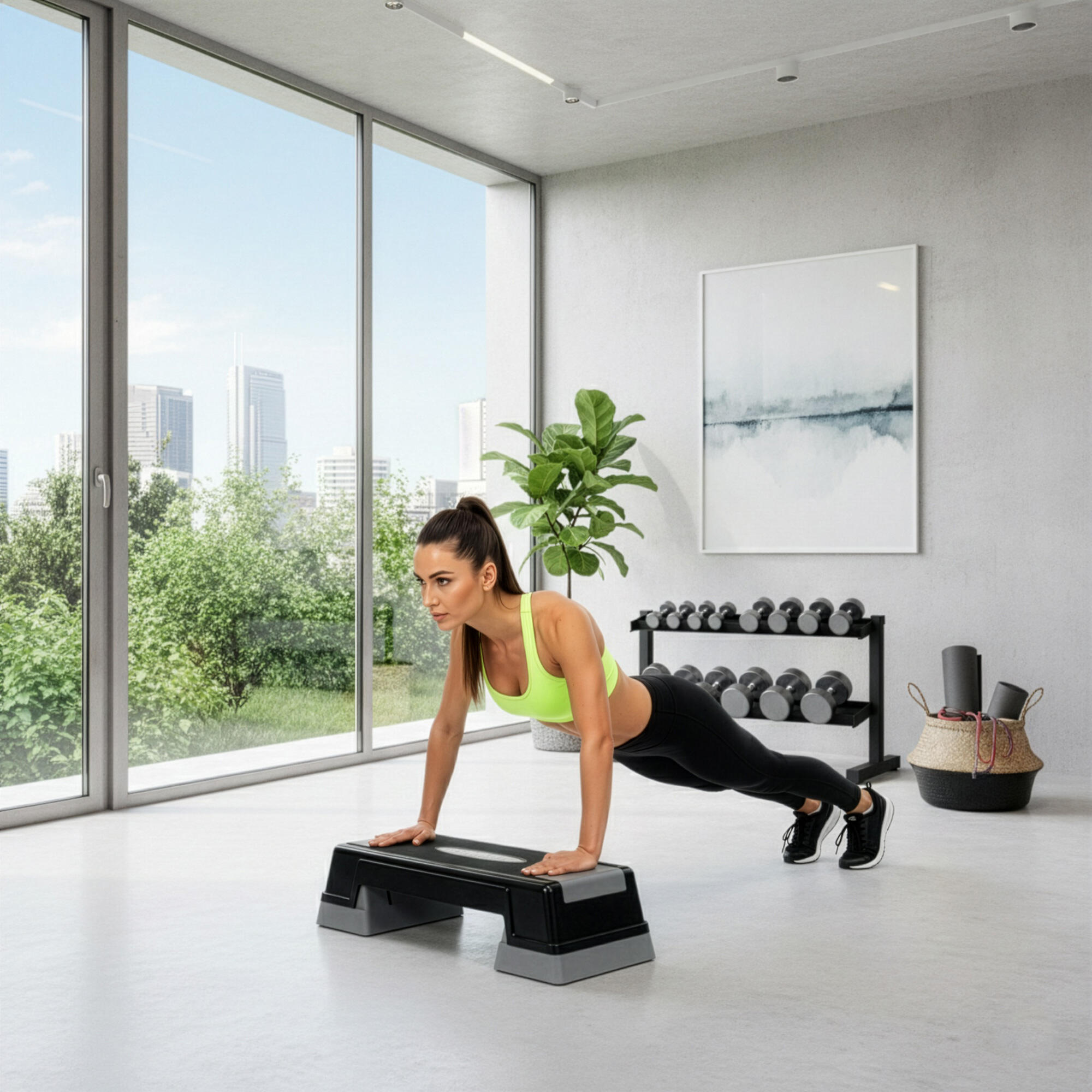 Step 2-stopnie, schodek, platforma do ćwiczeń aerobiku i fitness 7/7