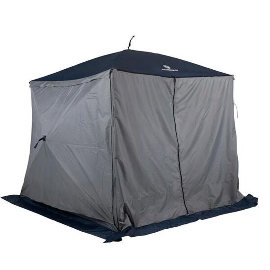 Camping Seitenwände für Faltpavillon 4 Personen Klett Windschutz CampBase L