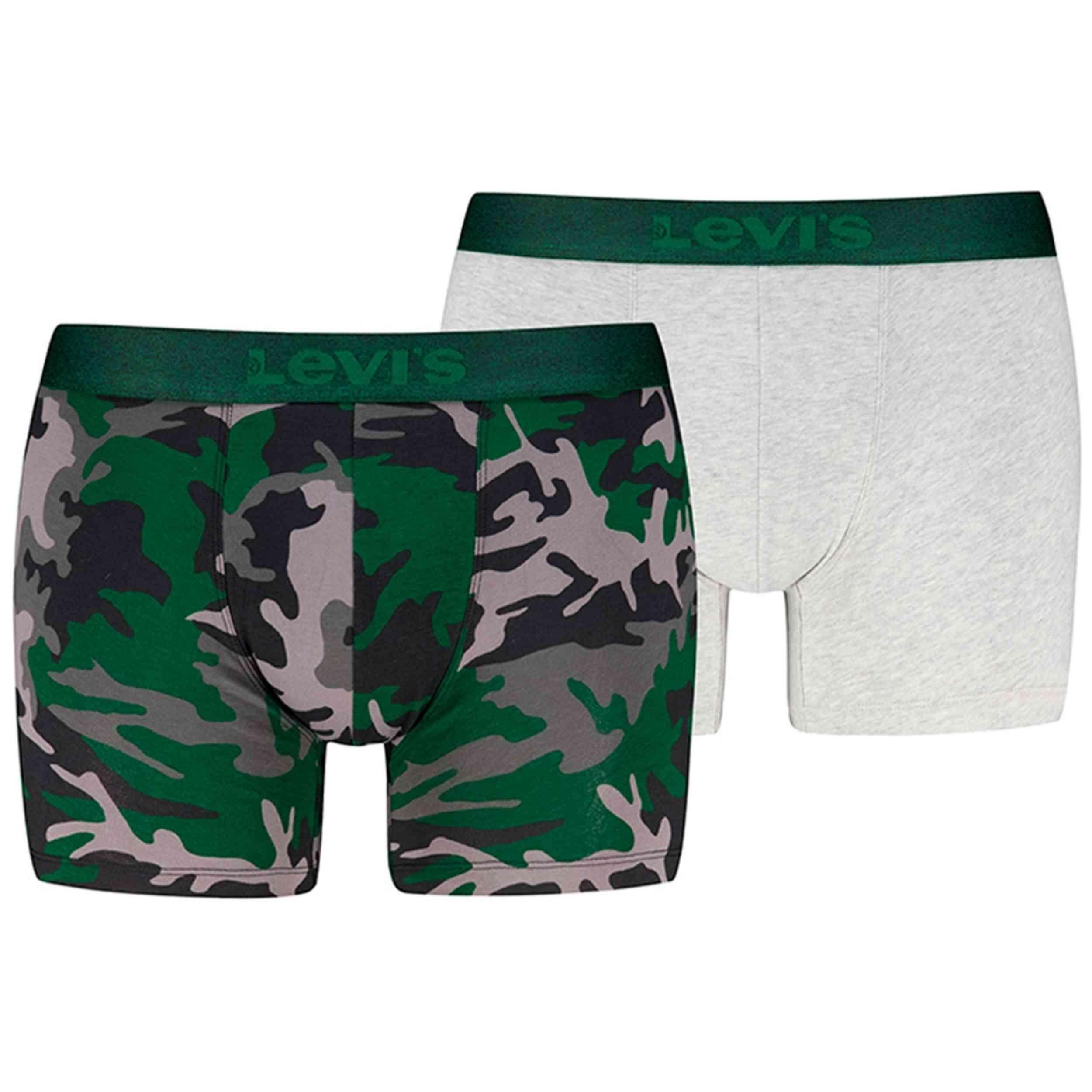Boxers Levi's modèle LEVIS MEN CAMO AOP BOXER BRIEF 2P pour homme 2/2