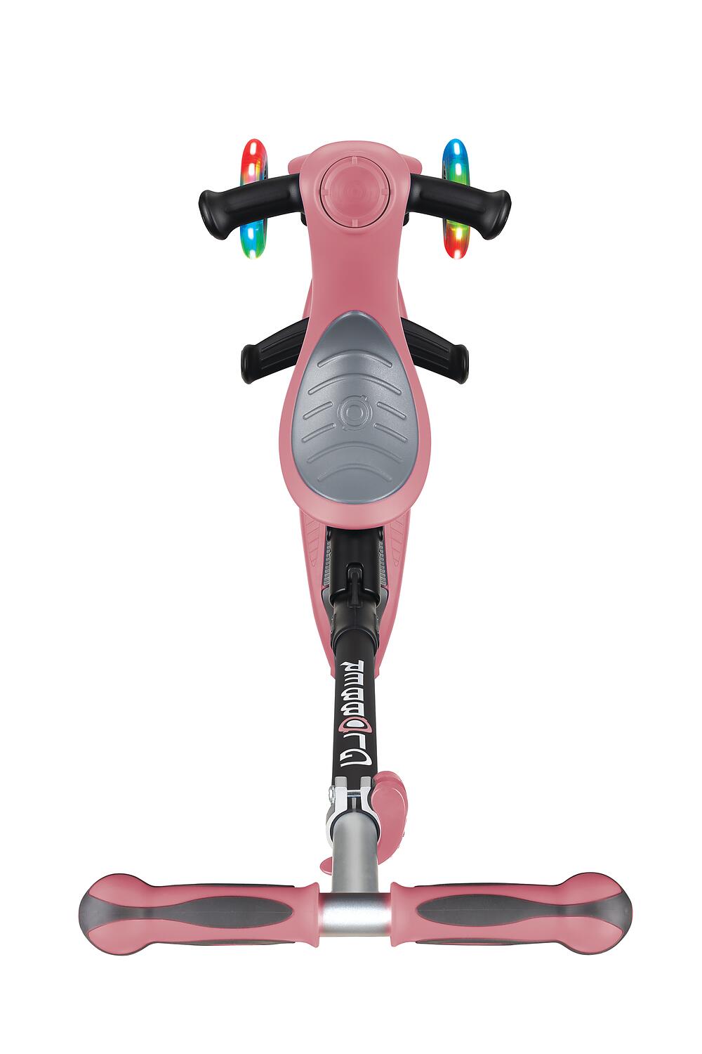 GLOBBER GO-UP DELUXE LIGHTS rosa, mit Leuchtrollen 7/7