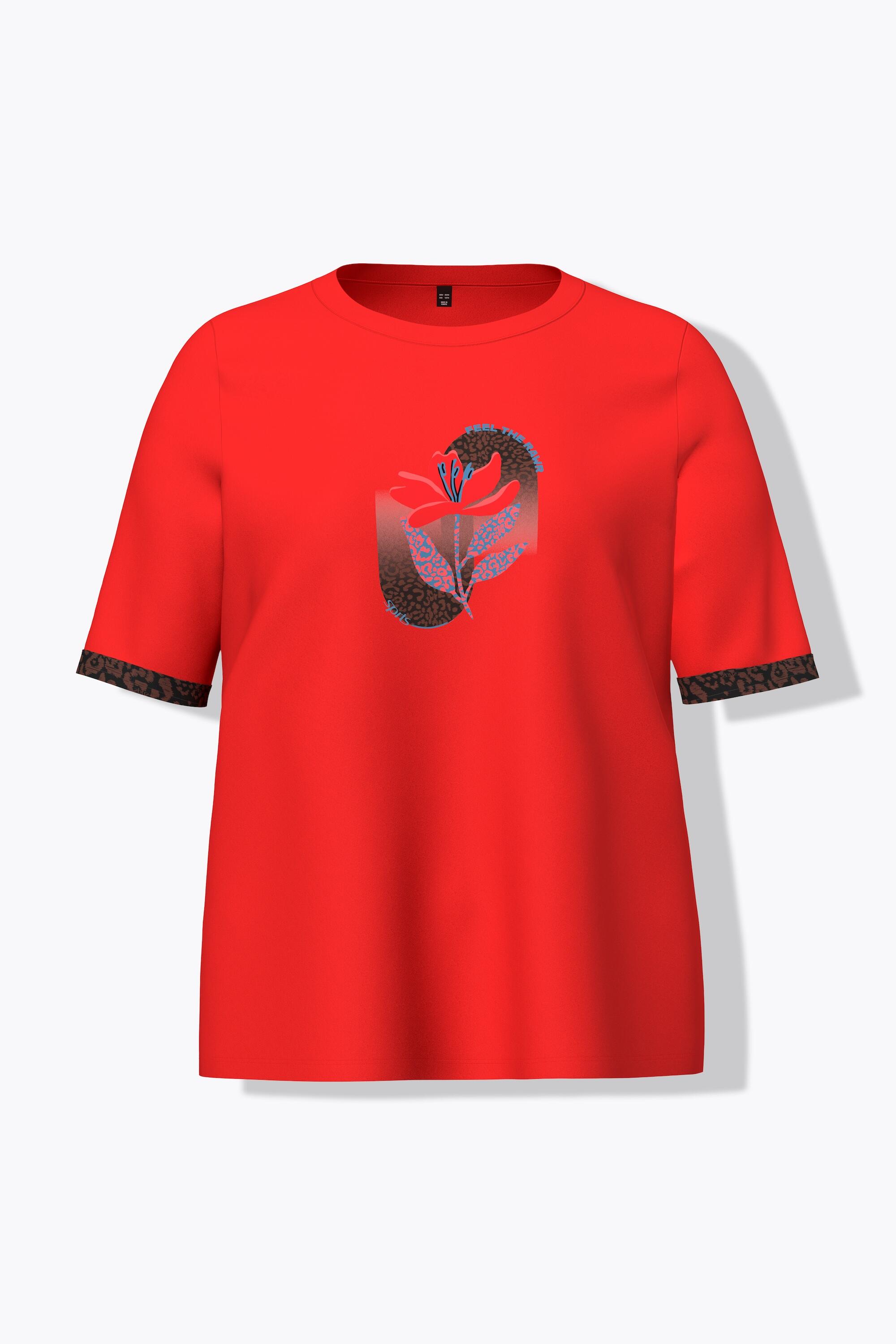 Femme T-shirt technique avec motif imprimé décolleté rond et manches courtes 7/7