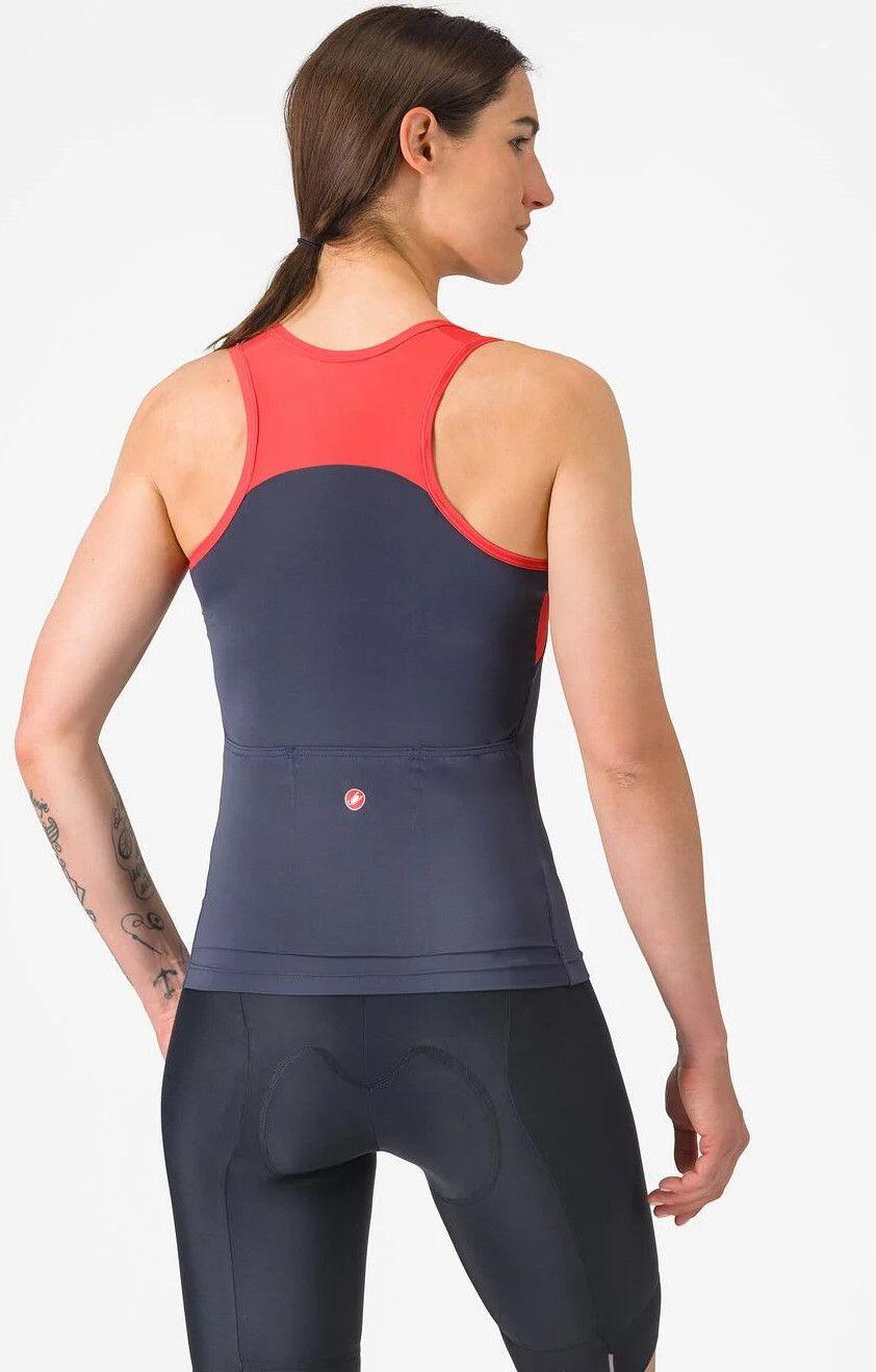 Top Sole Castelli Femme Bleu Rouge 2/5