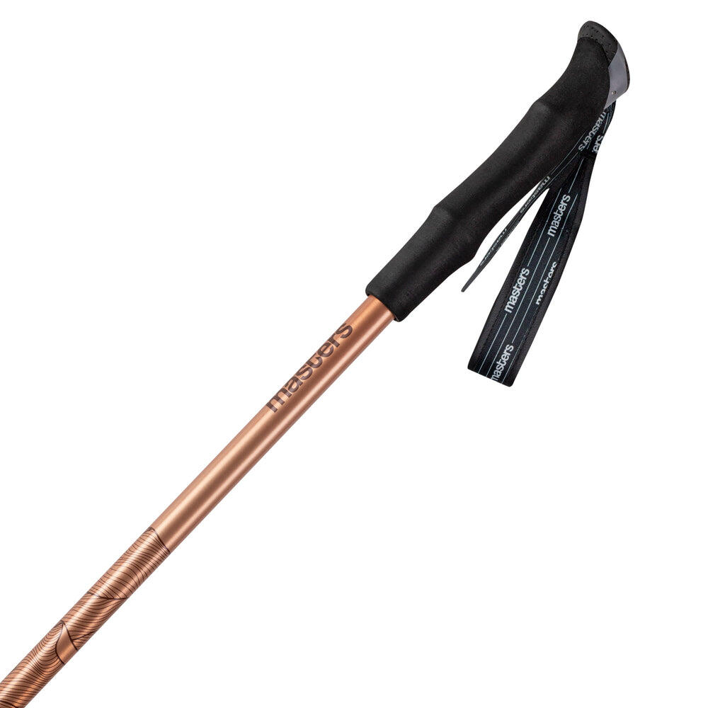Kije trekingowe Masters HIKER ANTISHOCK CSS COPPER/BROWN Uniwersalny 2/3