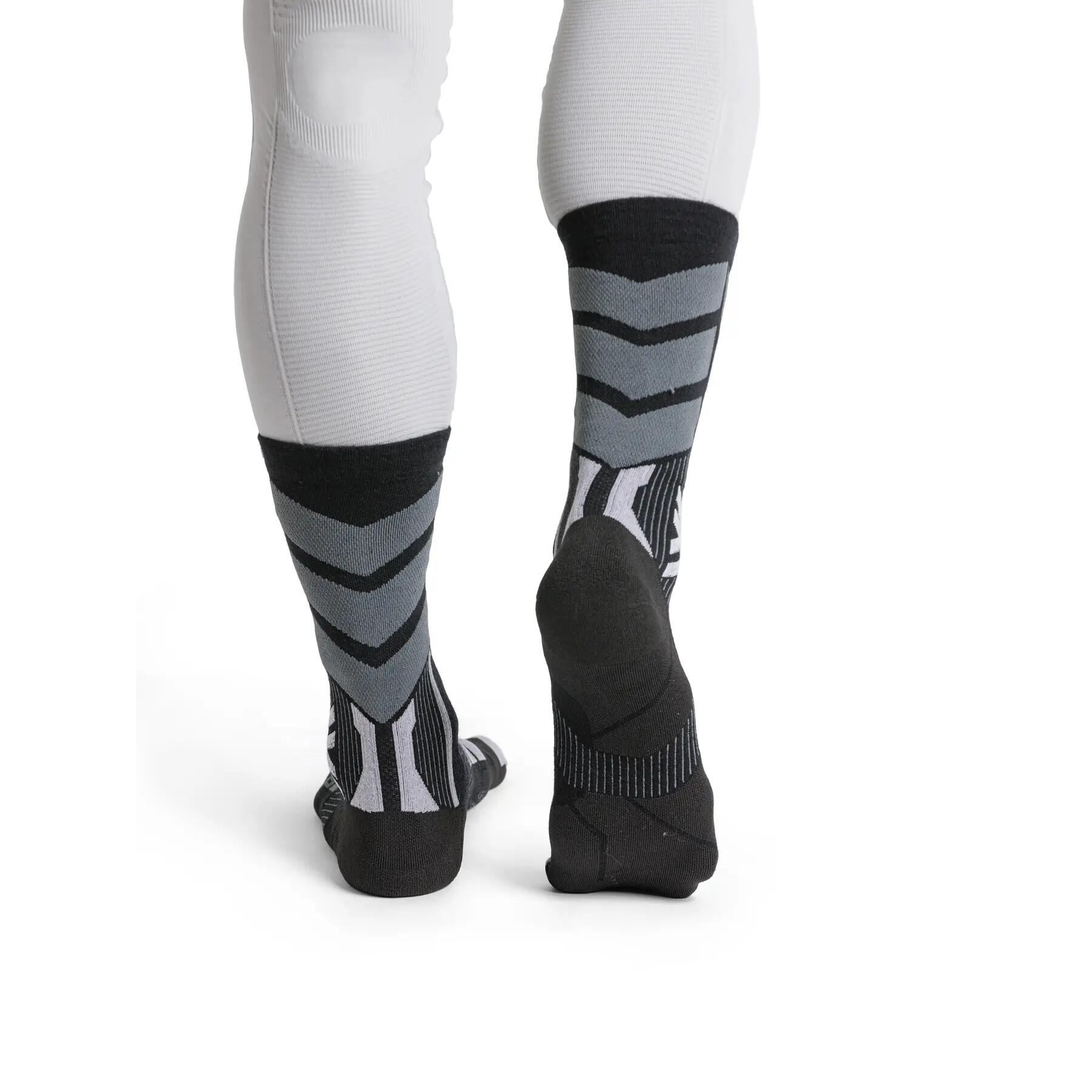Chaussettes X-Socks X-Country Perform Merino Crew Gris/Sable 4/4
