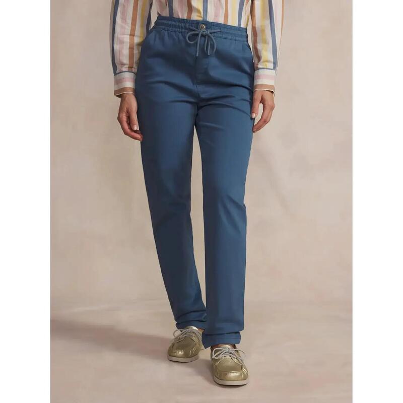 Pantalon TBS Sintajog cu cordon de resserrage pentru femei