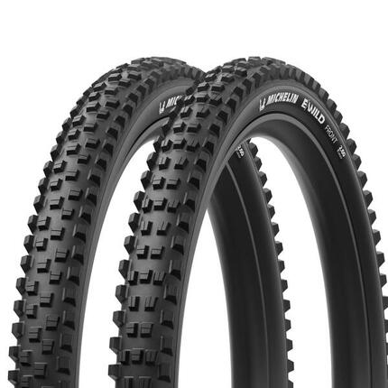 Lot 2 Pneus VTT Électrique Enduro 27.5x2.60 Tubeless Ready