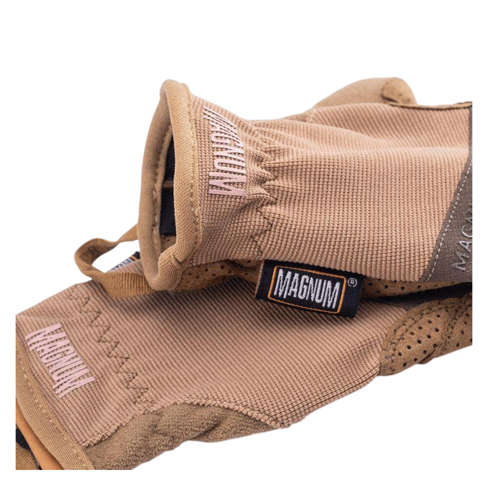 Guantes Tácticos Boldur de Cueros para Hombre Negro 3/4