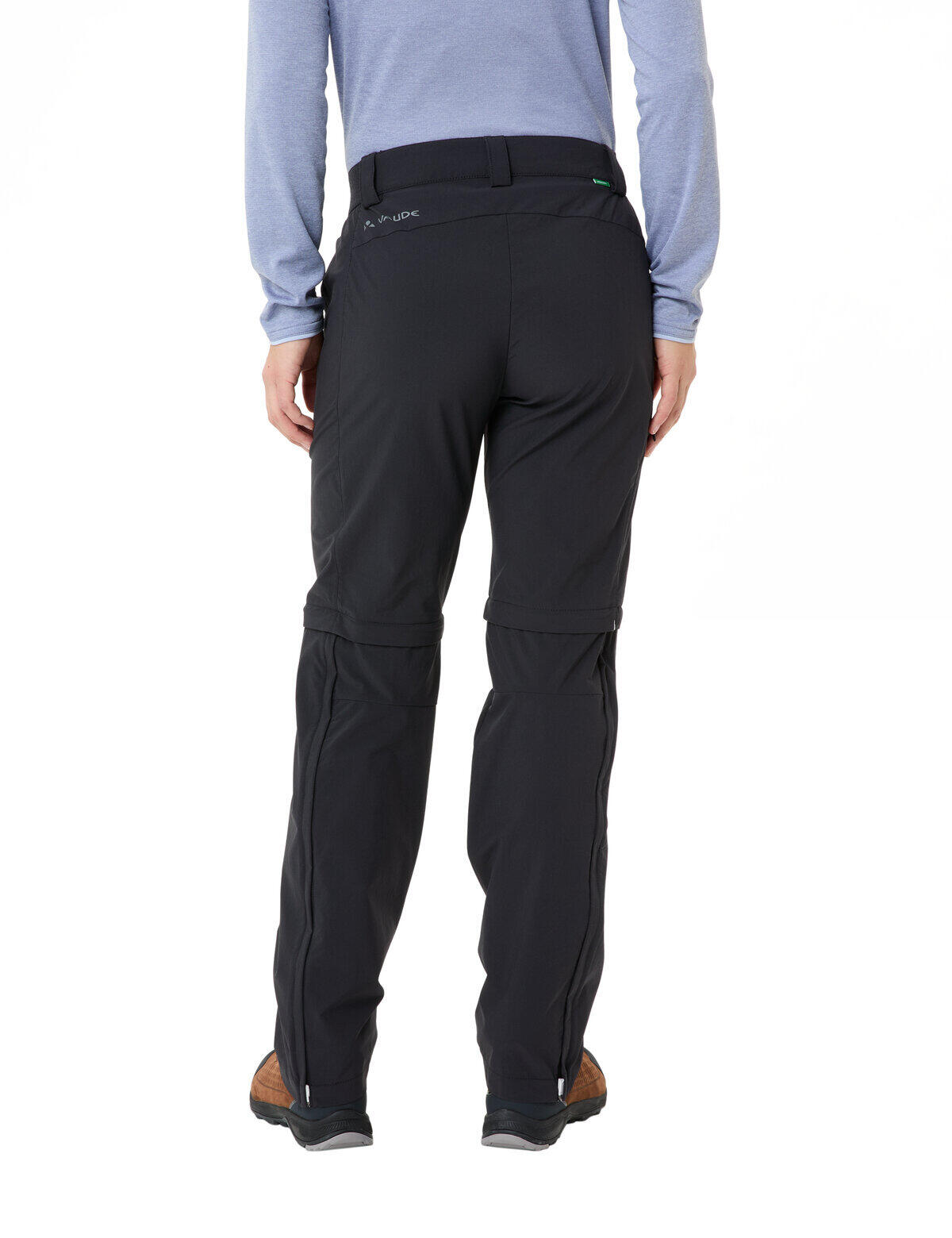 Calças femininas com zíper removível VAUDE Farley Stretch ZO II 3/7