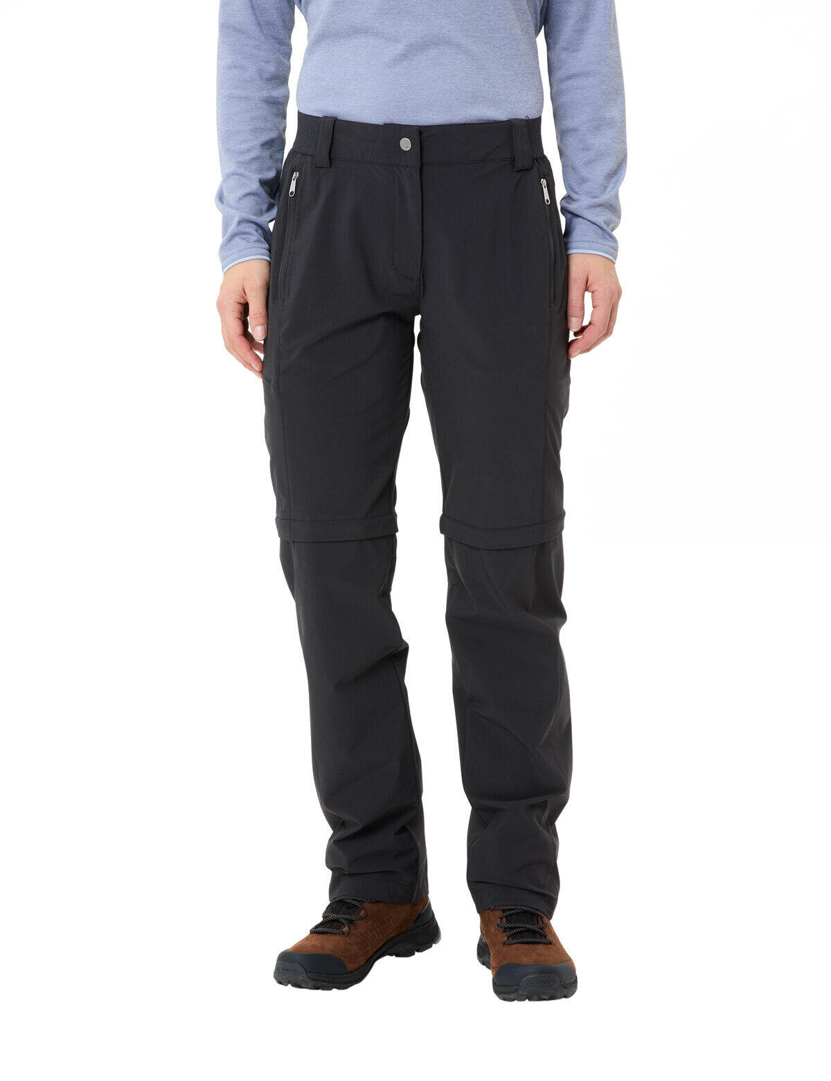 Calças femininas com zíper removível VAUDE Farley Stretch ZO II 2/7