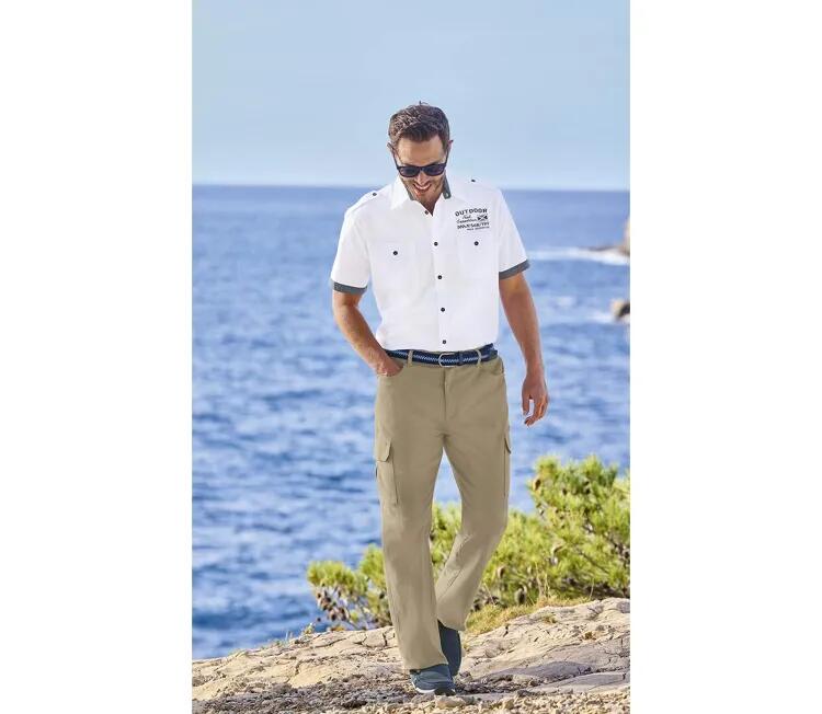 Le Pantalon 7 poches Taille Semi-Elastiquée Multipoche 4/5