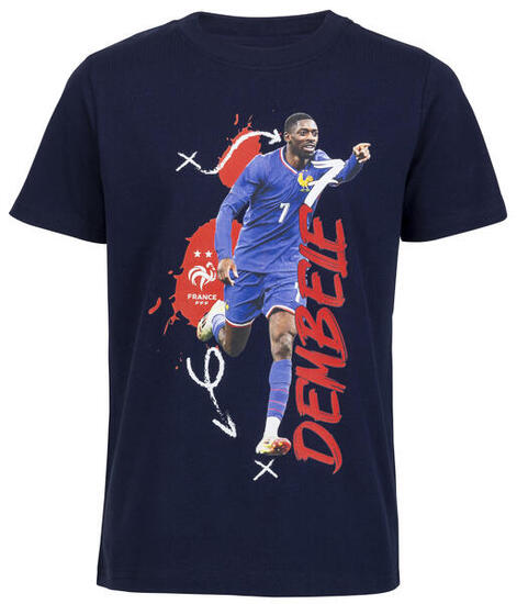 T-shirt enfant FFF - Dembélé - Officiel - Equipe de France de Football