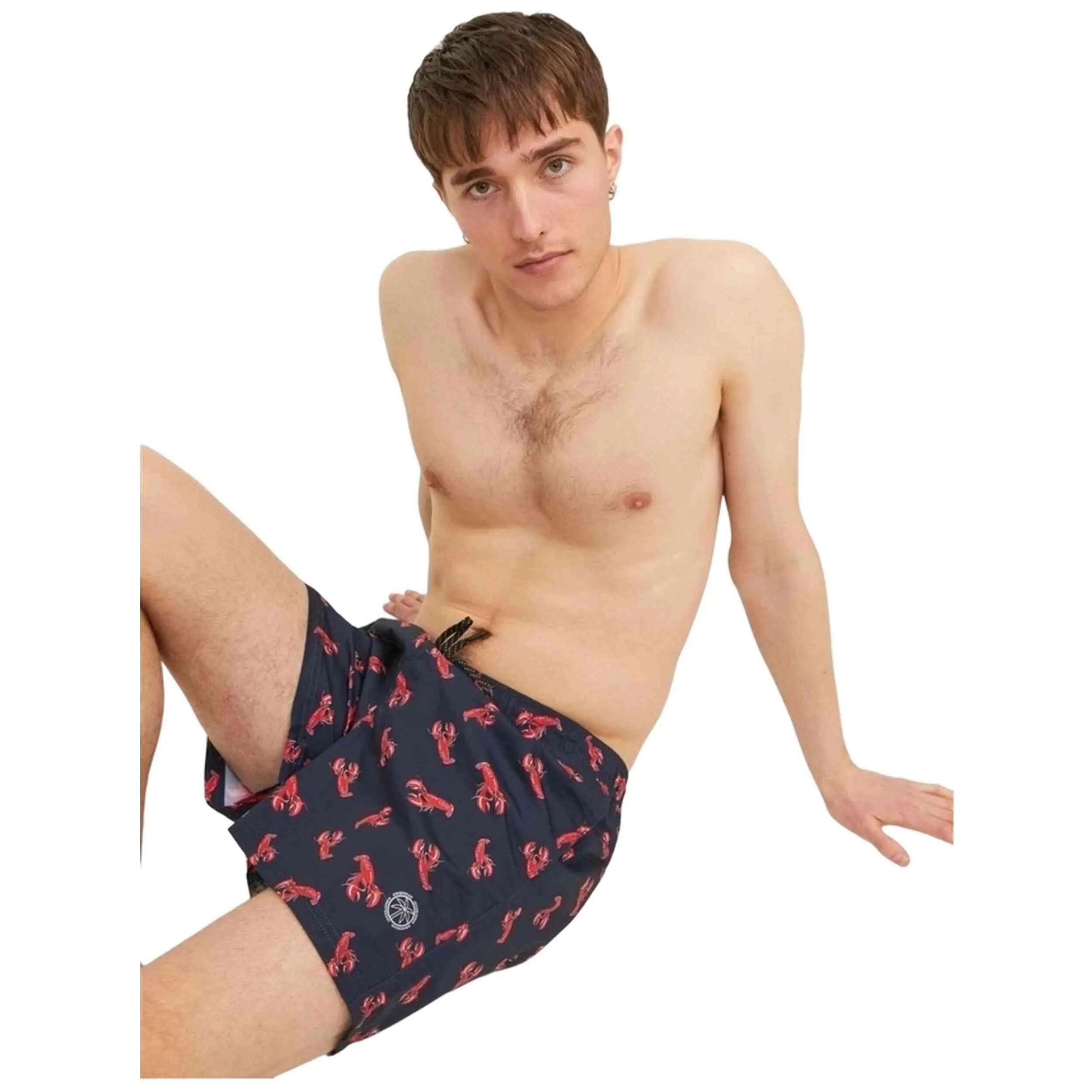 Boxer Jack&Jones modello JPSTFIJI JJSWIM AOP LY SN per uomini 3/5