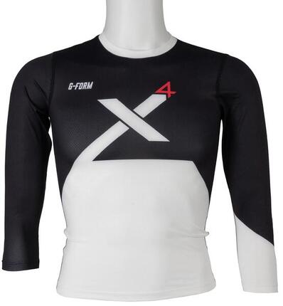G-FORM Pro-X4 Chemise longue manches longues enfant S/M blanche