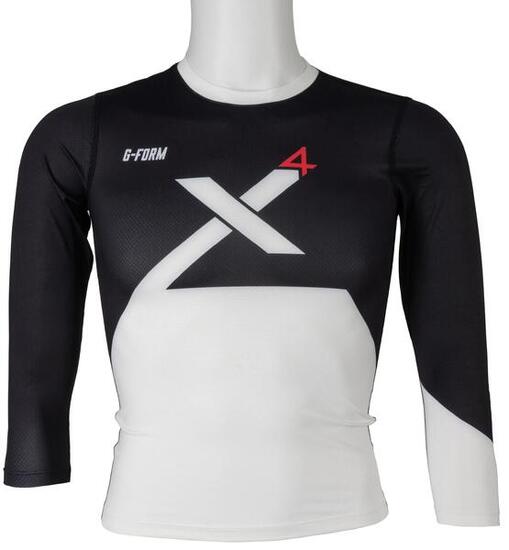 G-FORM Pro-X4 Chemise longue manches longues enfant S/M blanche