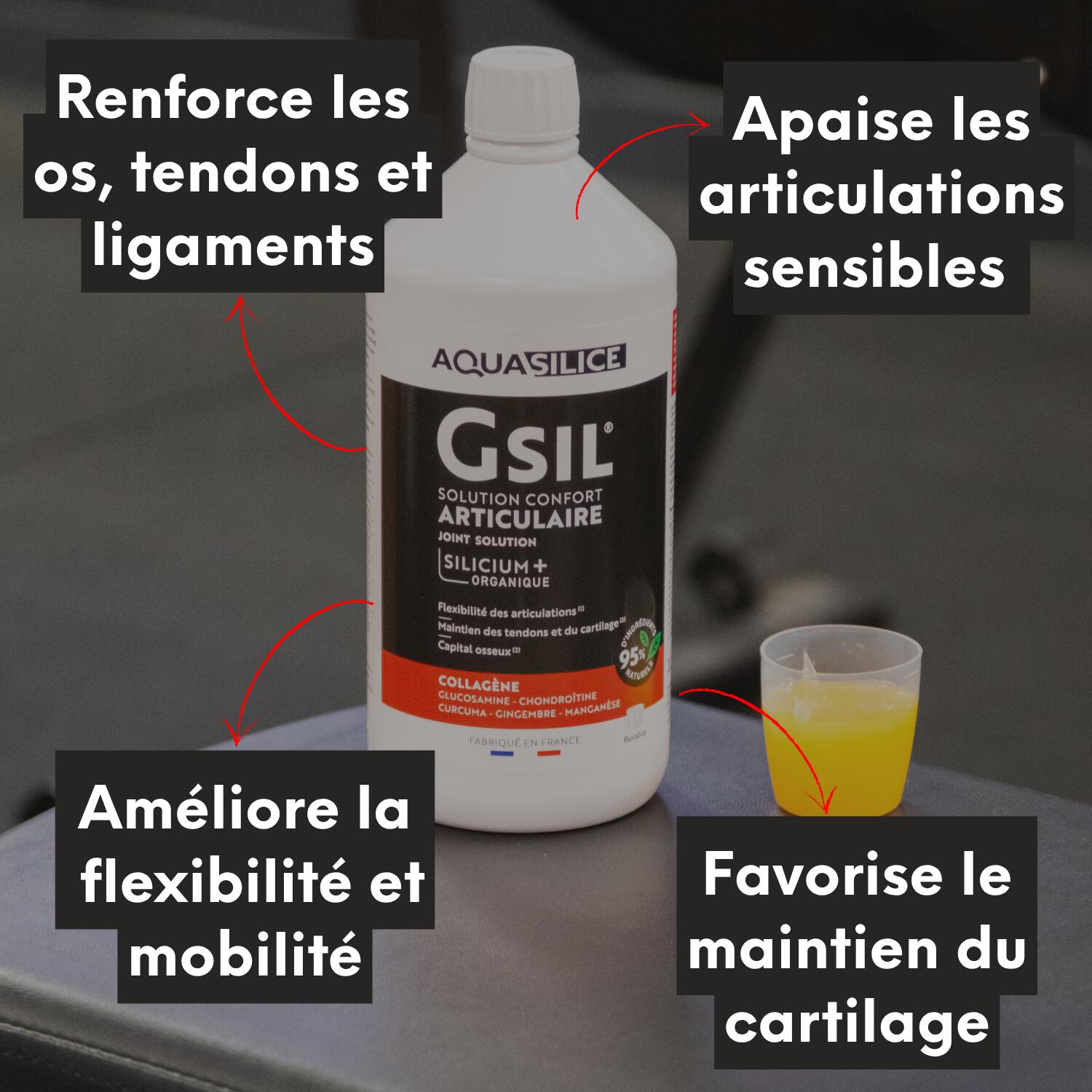 Buvable Articulations et Récupération  – Glucosamine Collagène Chondroïtine 2/6
