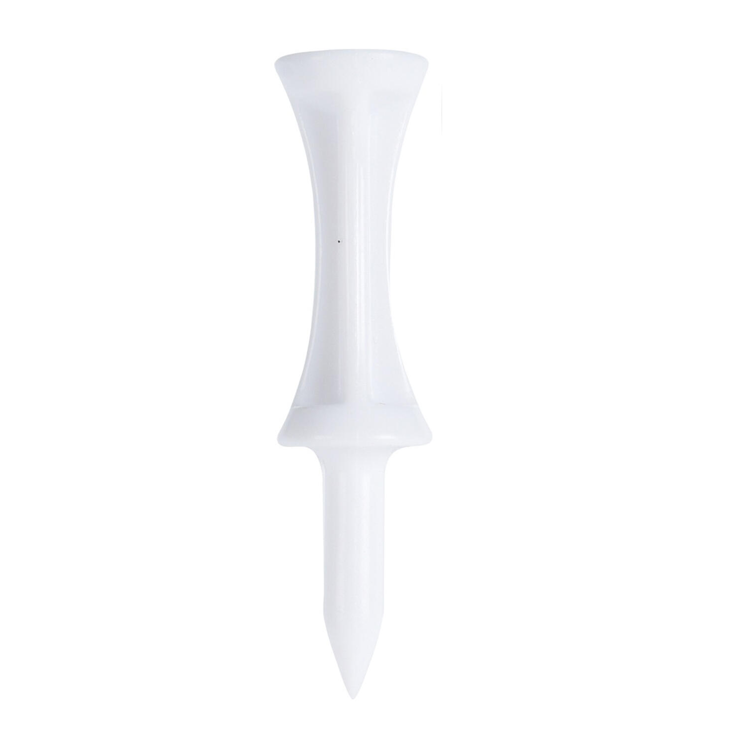 Step Plastic Golf Tees (Pack of 25) (White) 51mm 3/3