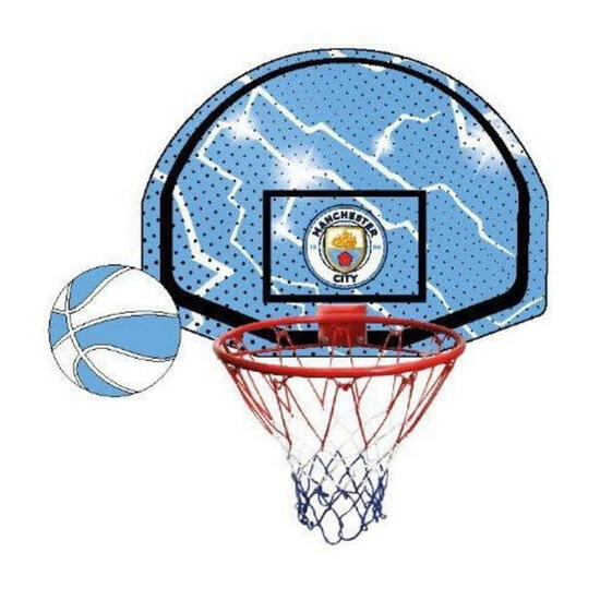 Ensemble De Mini Panier De Basket (Bleu Ciel / Blanc / Rouge)