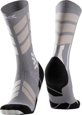 X-socks x-country perform merino crew sokken grijs/zand