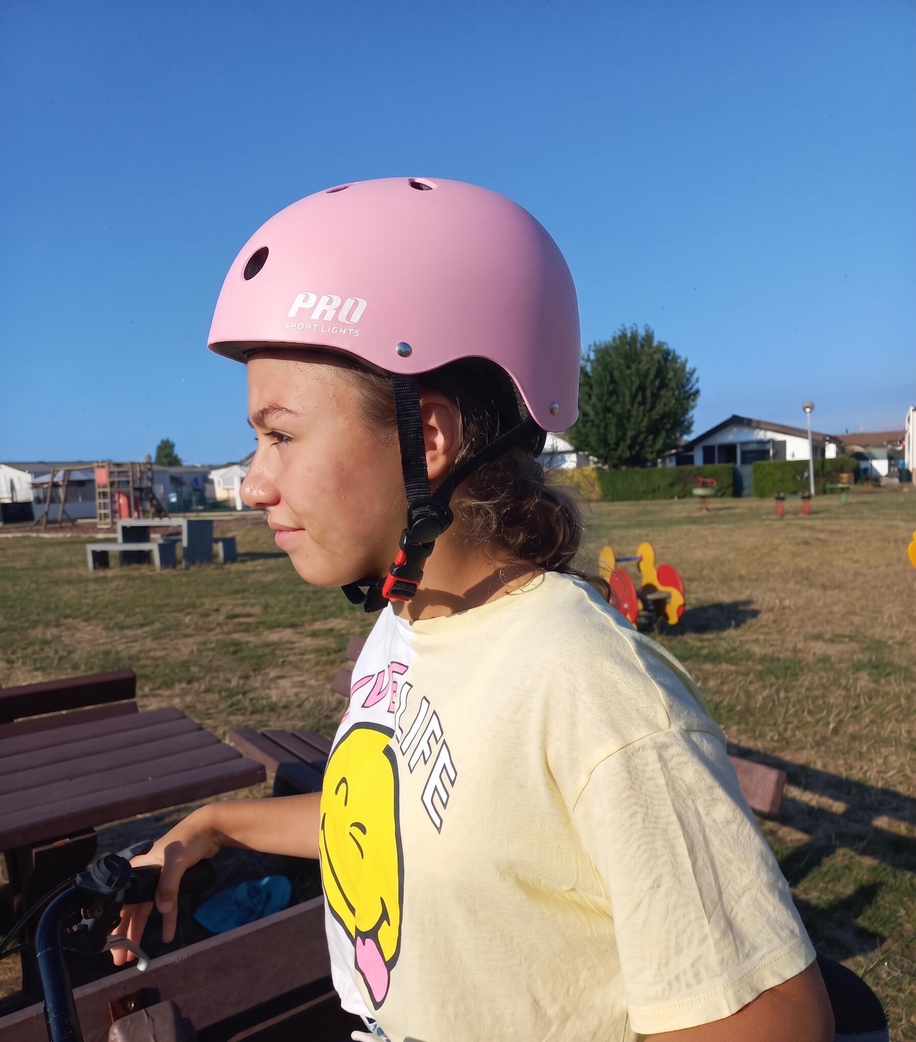 Capacete de Bicicleta Infantil Skate Rosa Pink 2/2