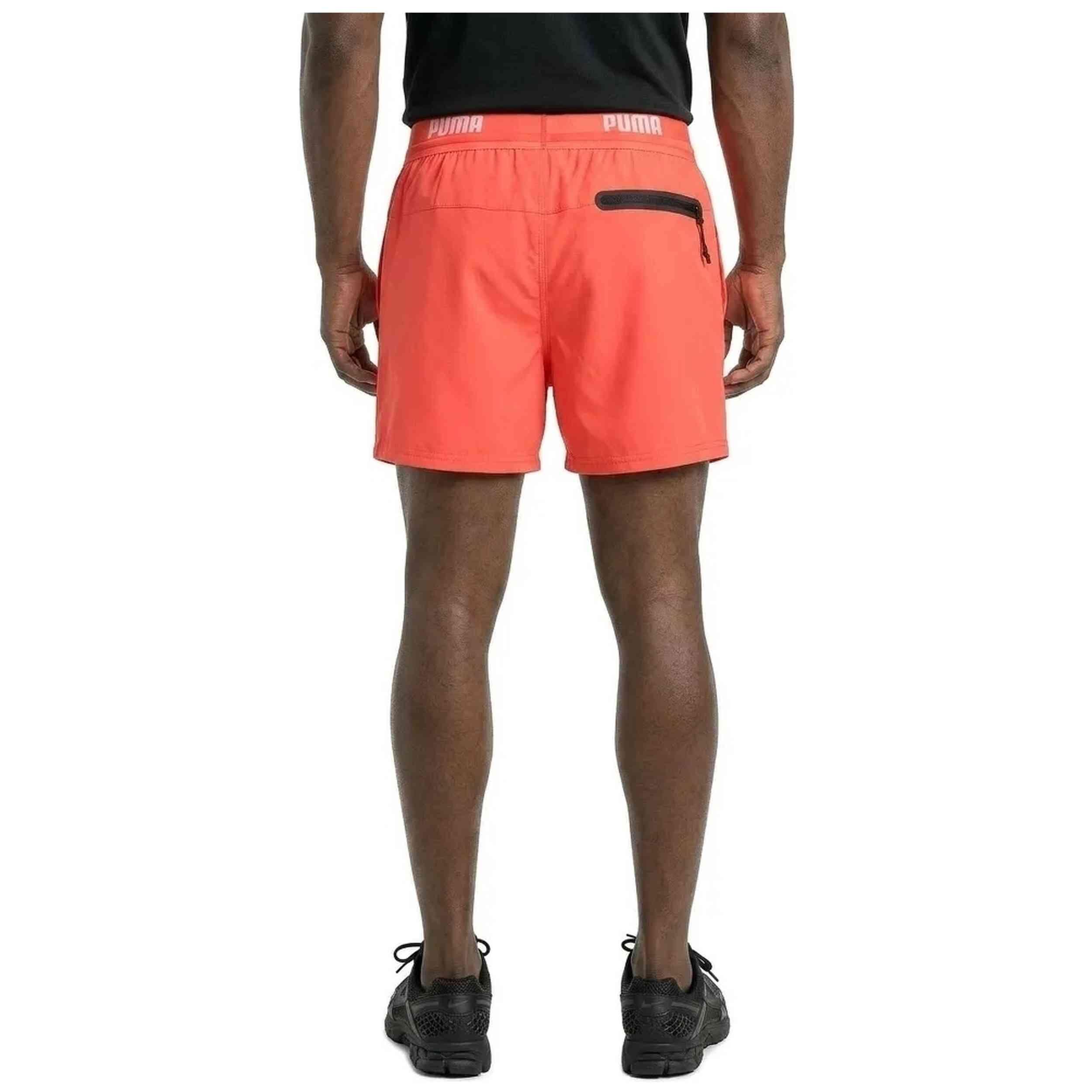 Shorts Puma Swim Men Logo Short Length Swim Short, Oranje, Mannen 4/4