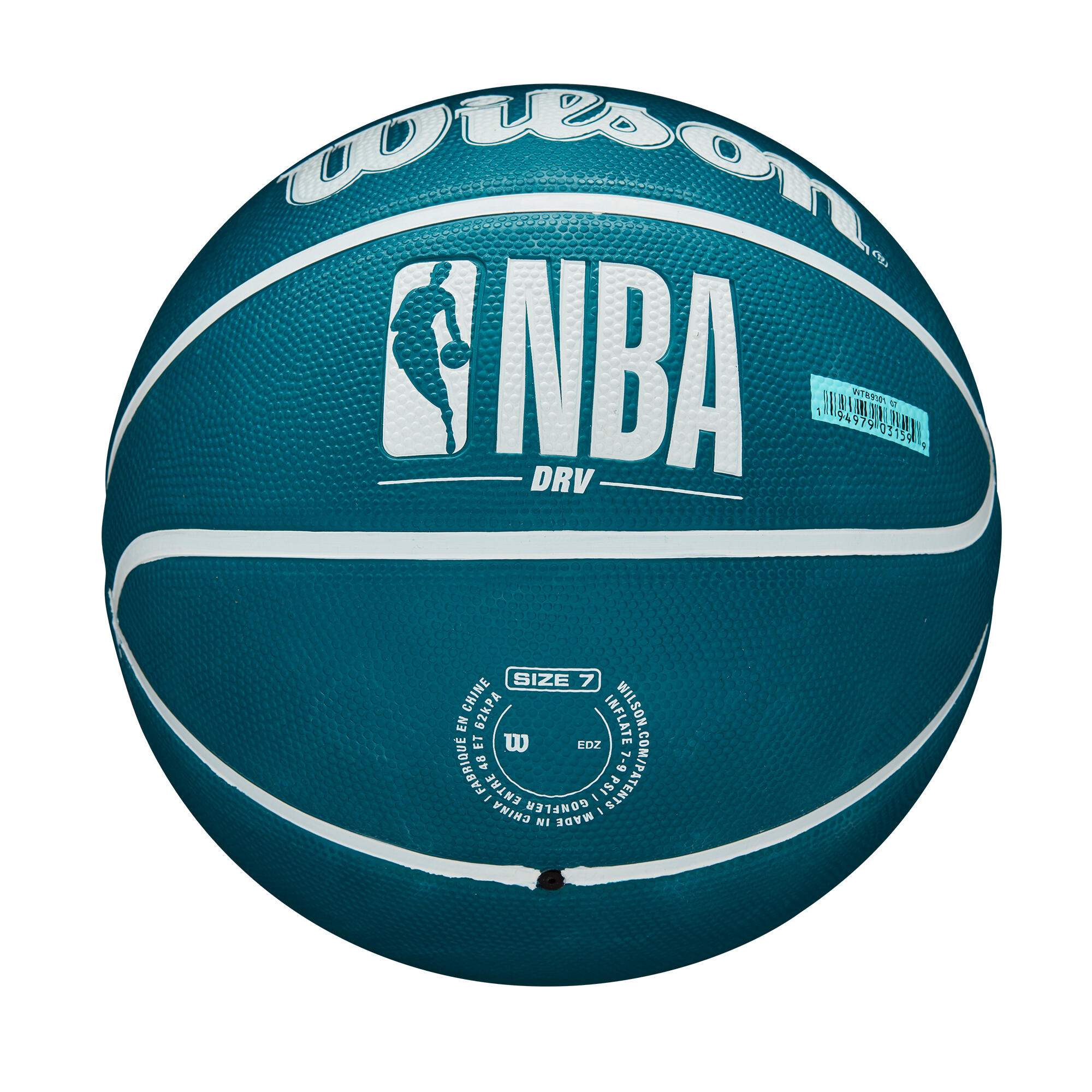 Wilson NBA Basketball DRV GRÜN/TEAL, Gr. 7, grün 6/7