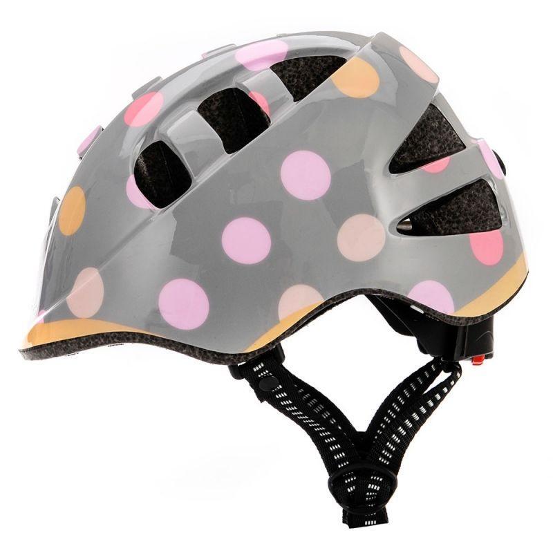 Casque Motif/style À Pois Enfant (Gris Pâle) 3/4