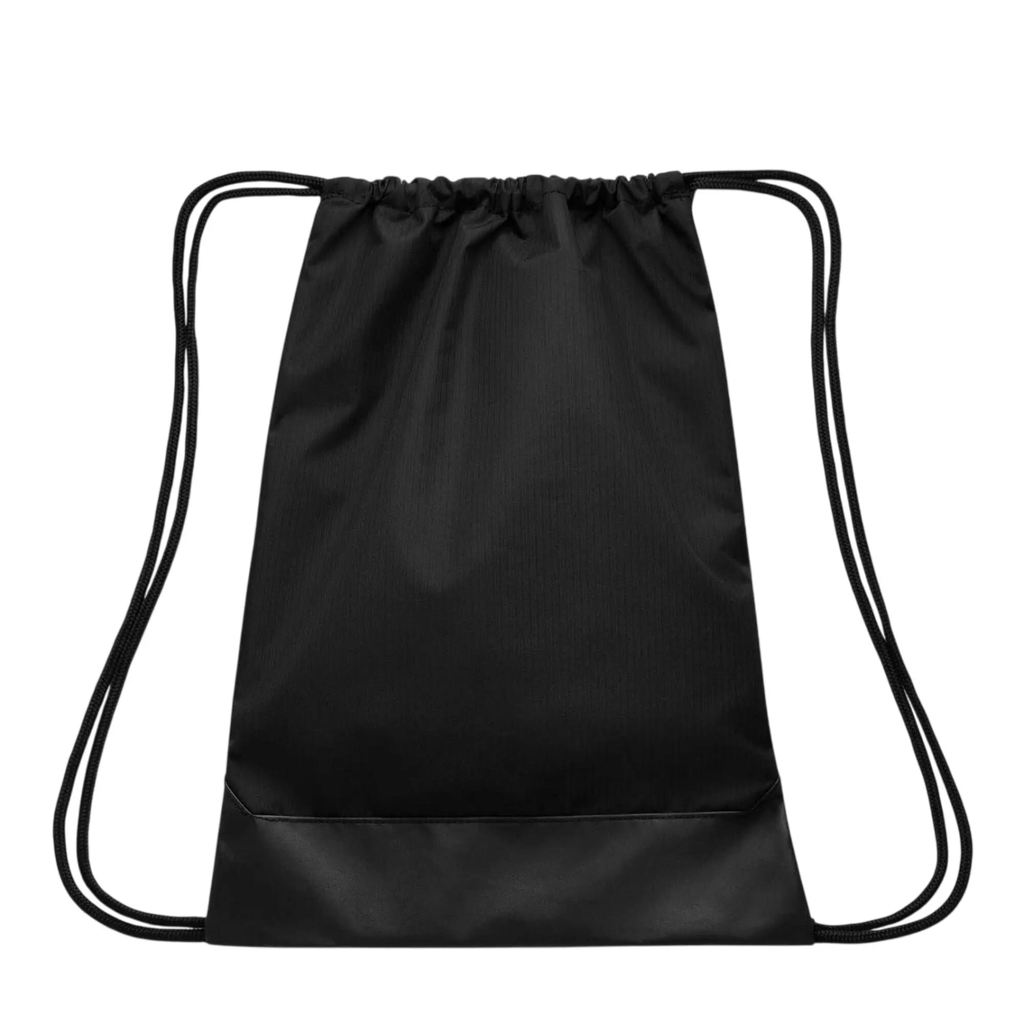 Brasilia Logo Gym Drawstring Bag (Black) One Size 2/3