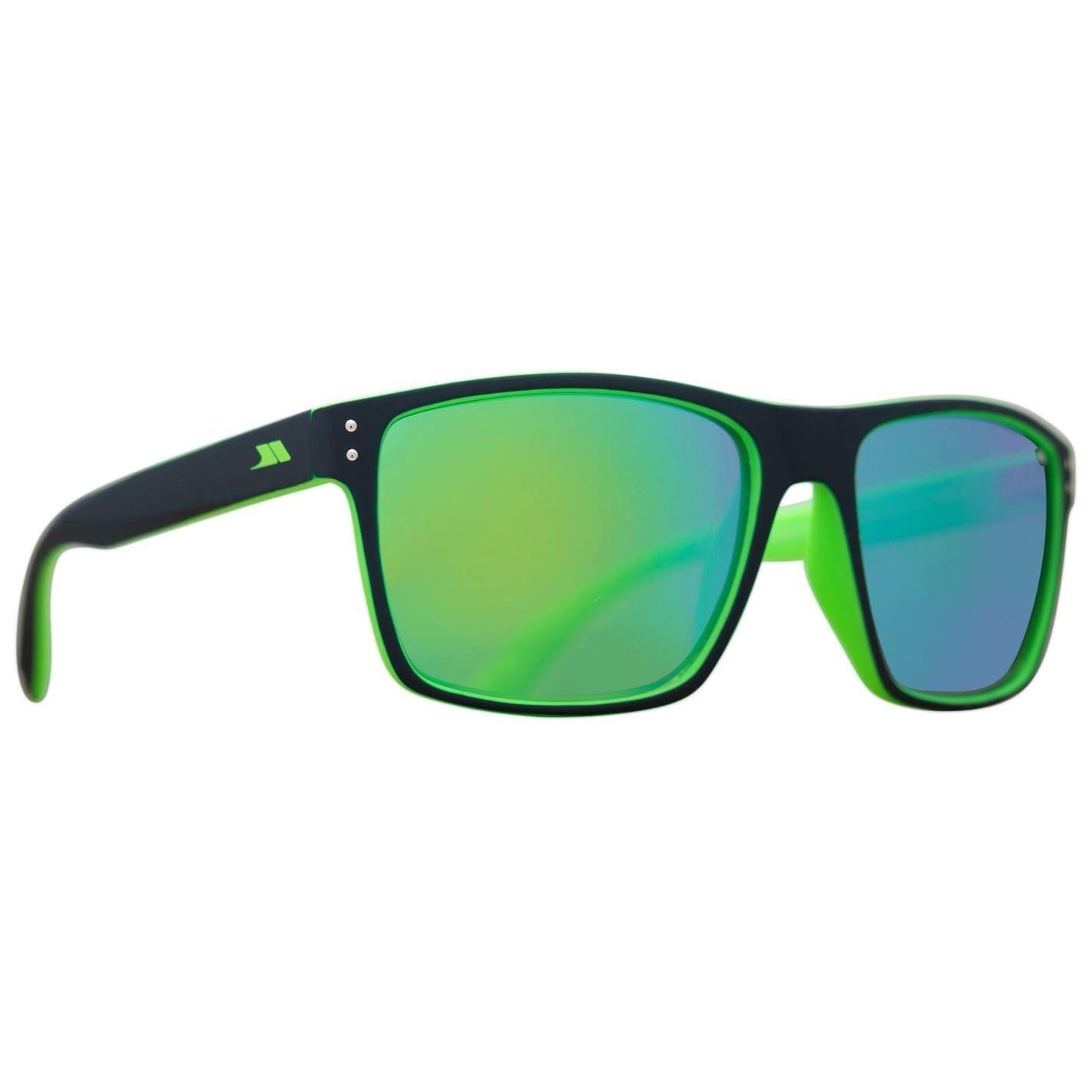 Unisex Adult Zest Sunglasses (Blue/Lime) 3/4