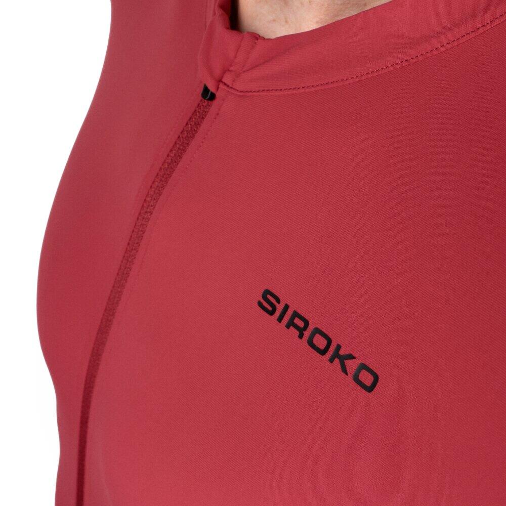 Camisola de ciclismo gravel de manga curta para homem GM2 Golden Pedals Red Enca 5/8