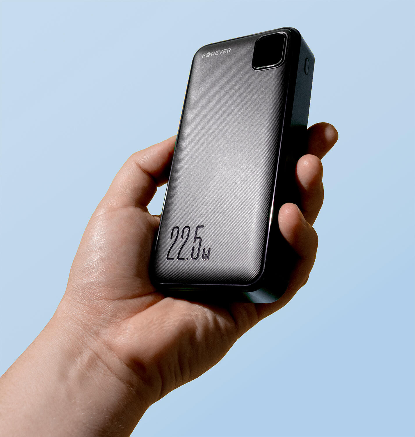 Forever Power bank portátil TB-300L 20000 mAh 22,5W PD QC Carga Rápida negra 3/5
