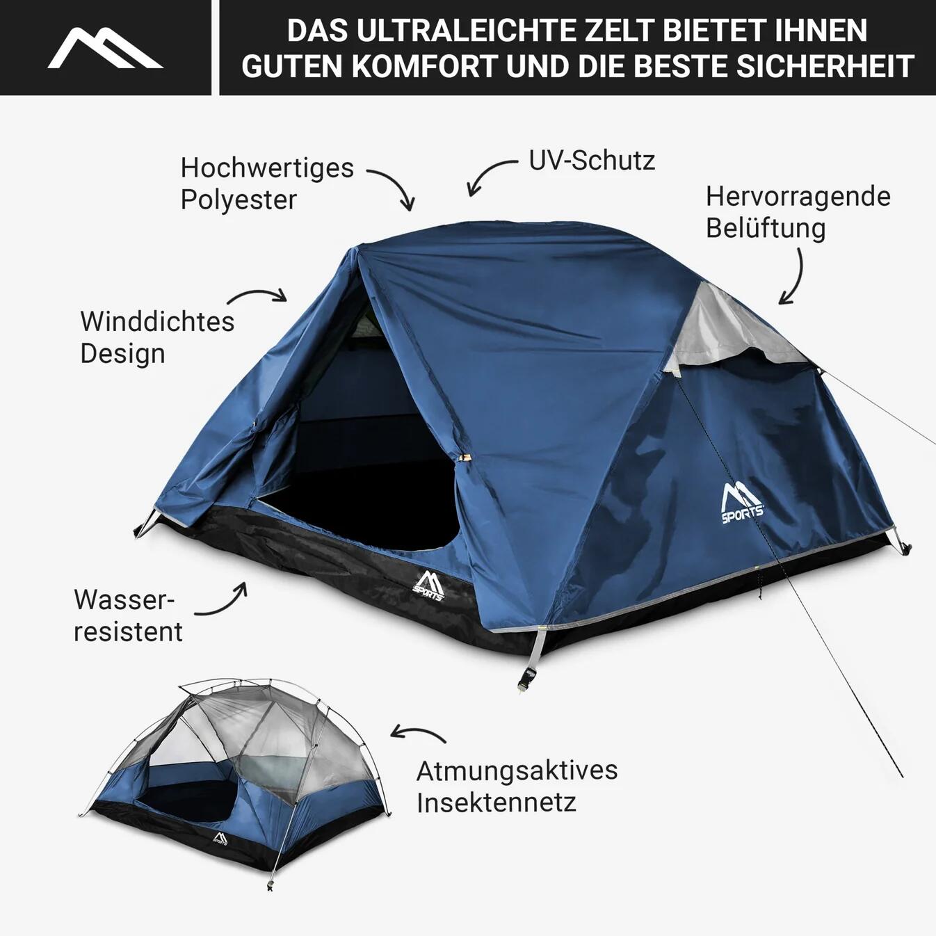 Tenda da campeggio professionale 3/5