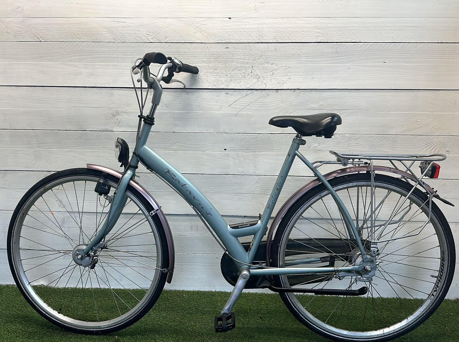 Batavus stadsfiets groen, dames, 57 cm, 28" - 3 versnellingen 2/3