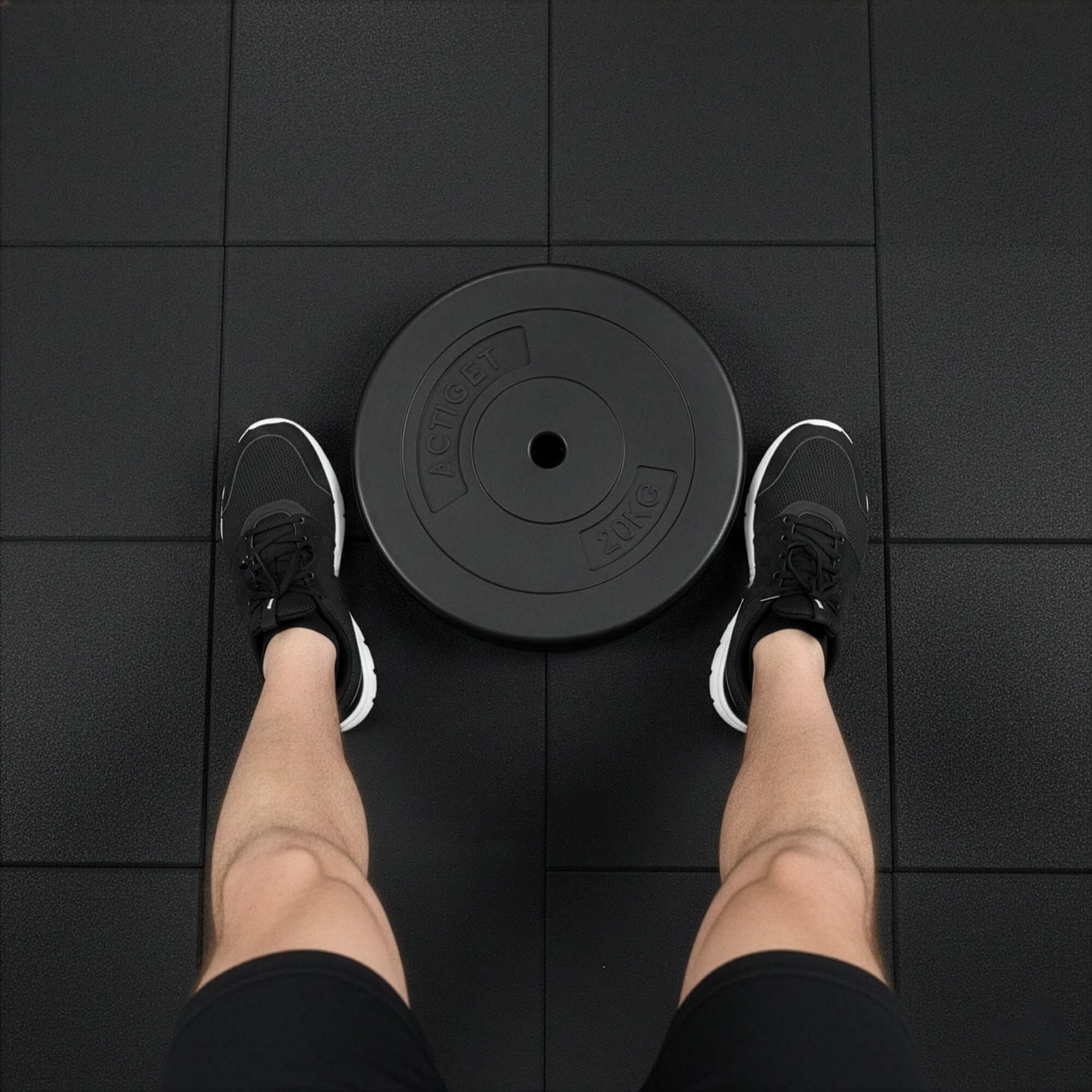 Obciążenie bitumiczne Actiget 20 kg talerz kompozytowy do sztangi hantli 31 mm 3/4