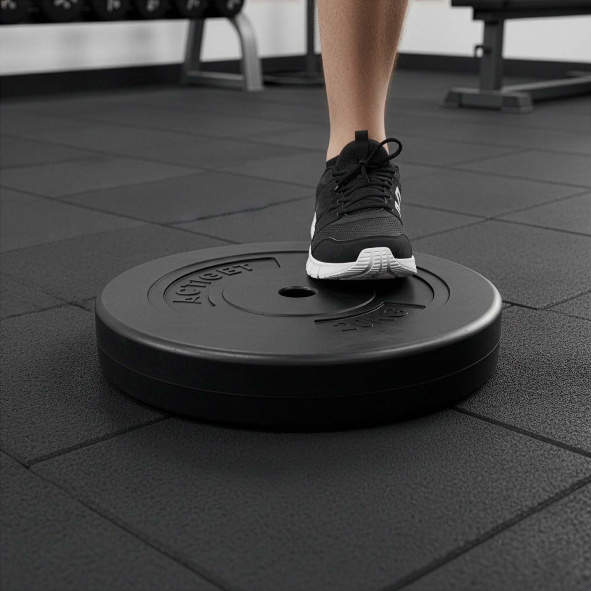 Obciążenie bitumiczne Actiget 20 kg talerz kompozytowy do sztangi hantli 31 mm 2/4