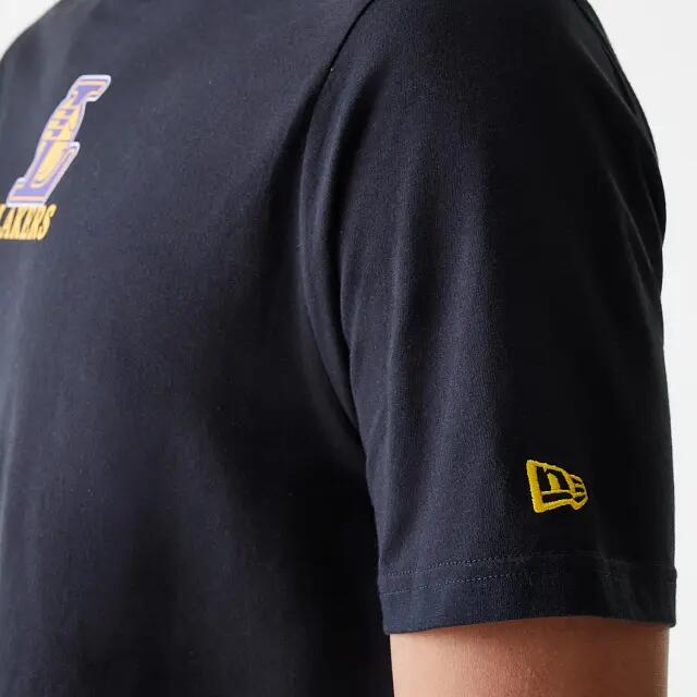 T-shirt à logo New Era NBA Los Angeles Lakers 6/7