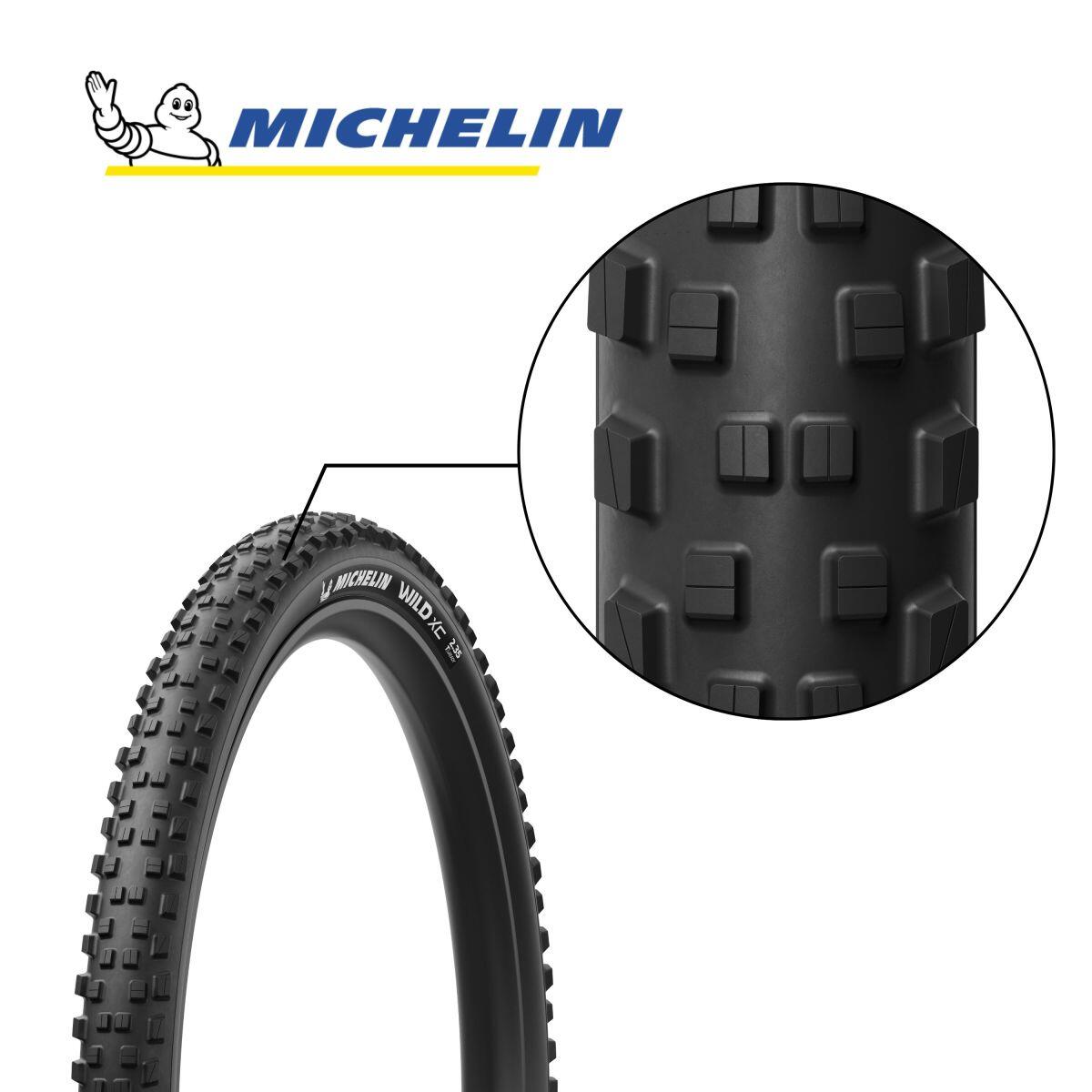 Lot de 2 pneus VTT XC Tubeless Ready 29x2.35 tringles souples 3/7