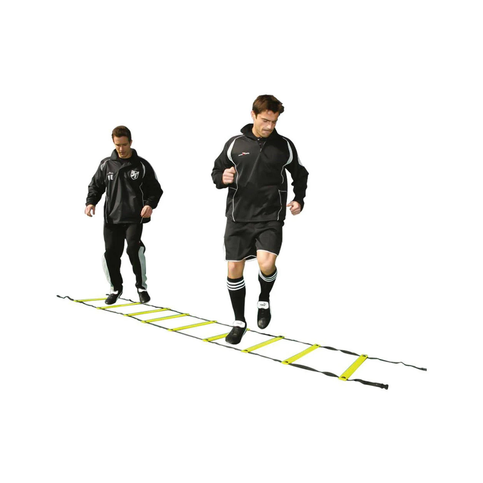 Adjustable Agility Ladder (Black/Yellow) 2/2