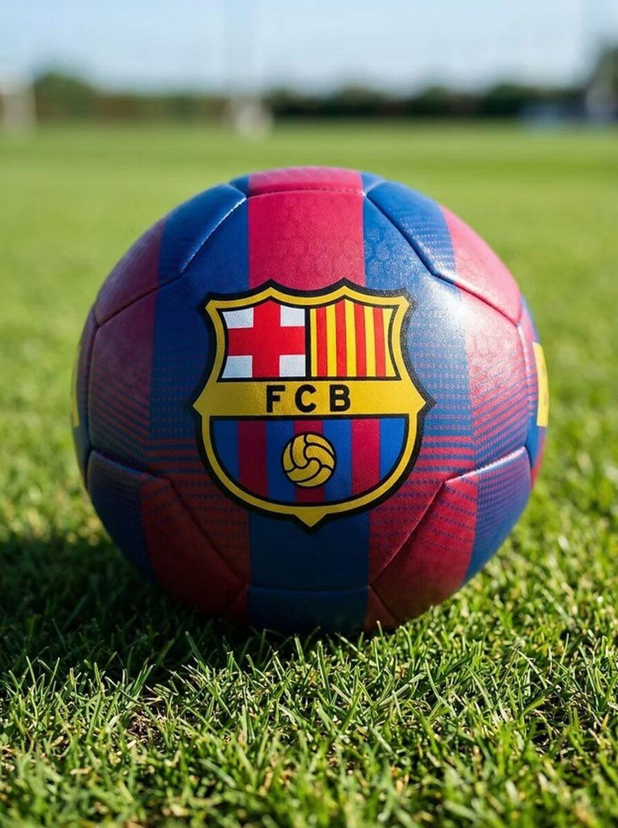 FC Barcelona piłka nożna oficjalna licencjonowana wielokolorowa 2/5