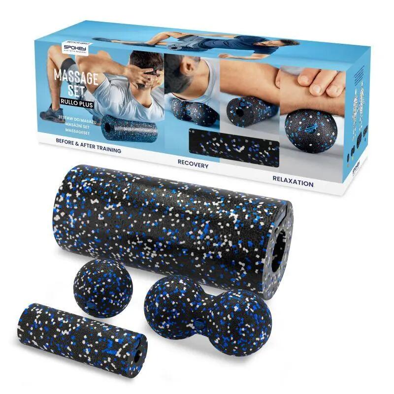 Massaggiatore Per Il Corpo Set Misura Confezione 4 Spokey Rullo Plus Nero 33 cm 2/6
