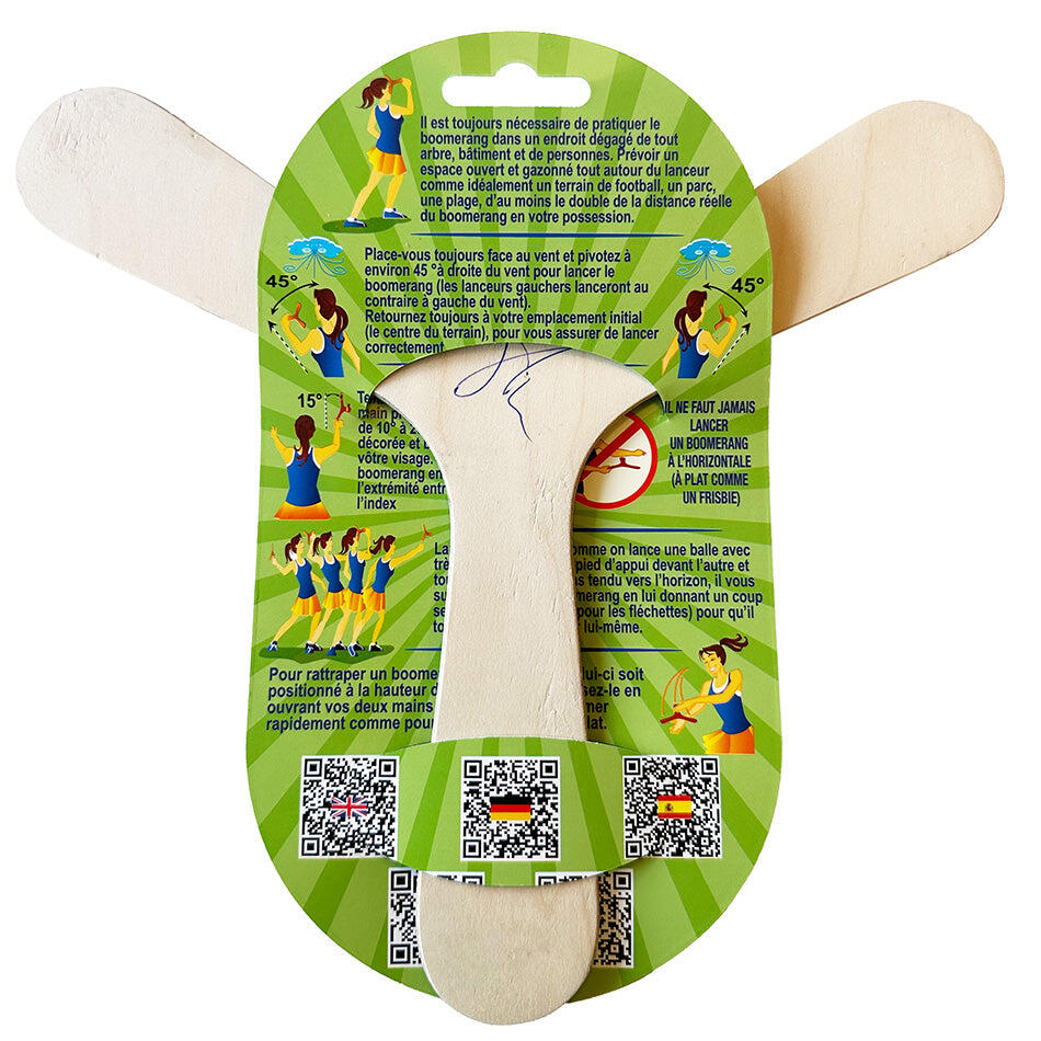 Boomerang Wallaby Boomerang Rainbow WB003 Arc-en-ciel 24 cm 3/4