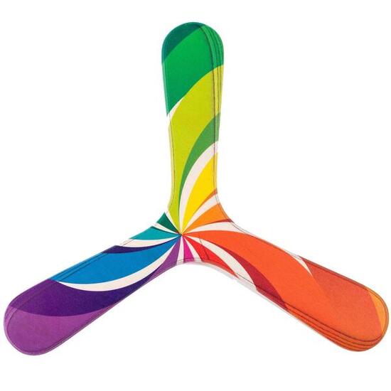 Boomerang Wallaby Boomerang Rainbow WB003 Arc-en-ciel 24 cm