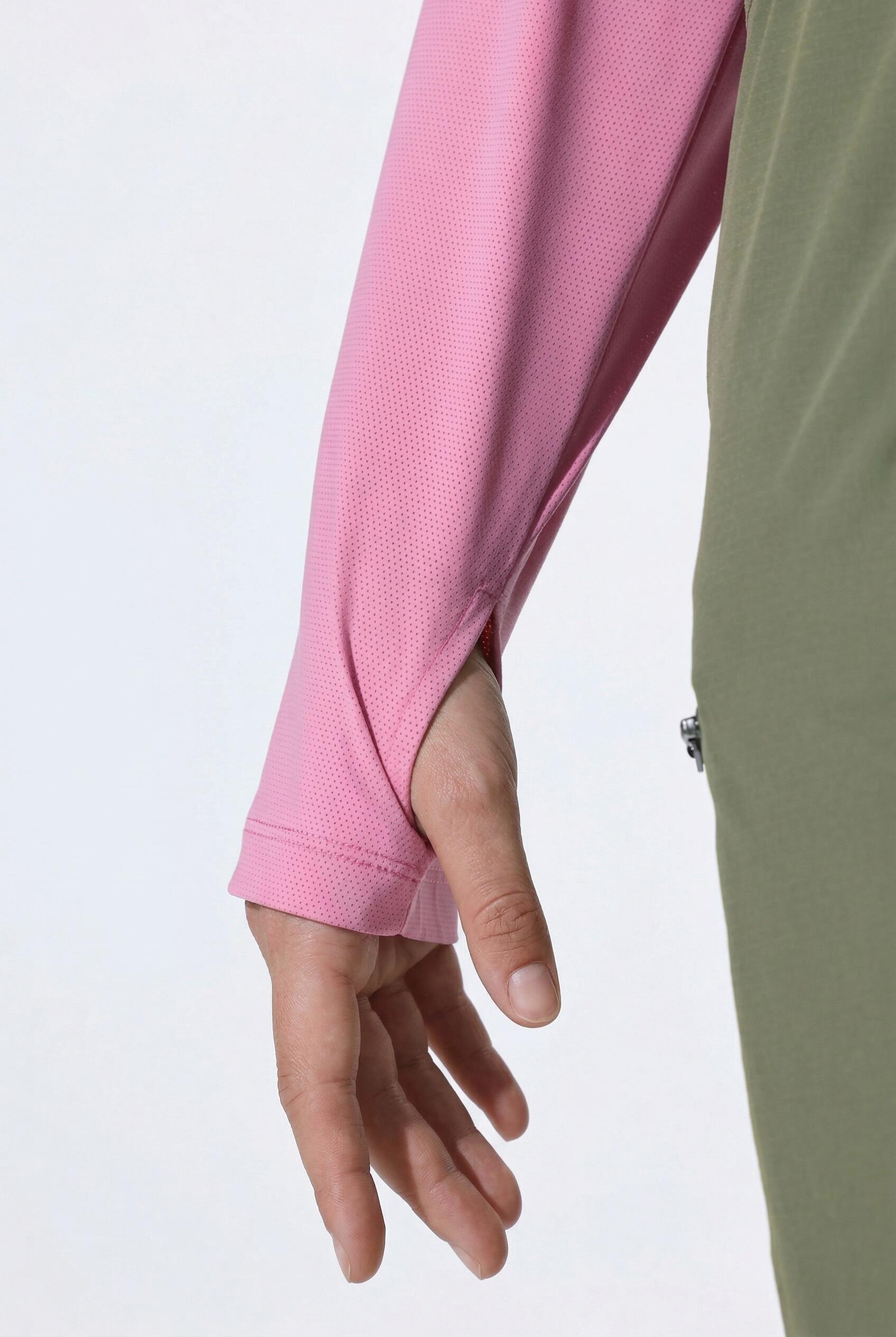 Damen Funktions-Shirt LSF 50+ Rundhals Langarm Daumenloch 5/7