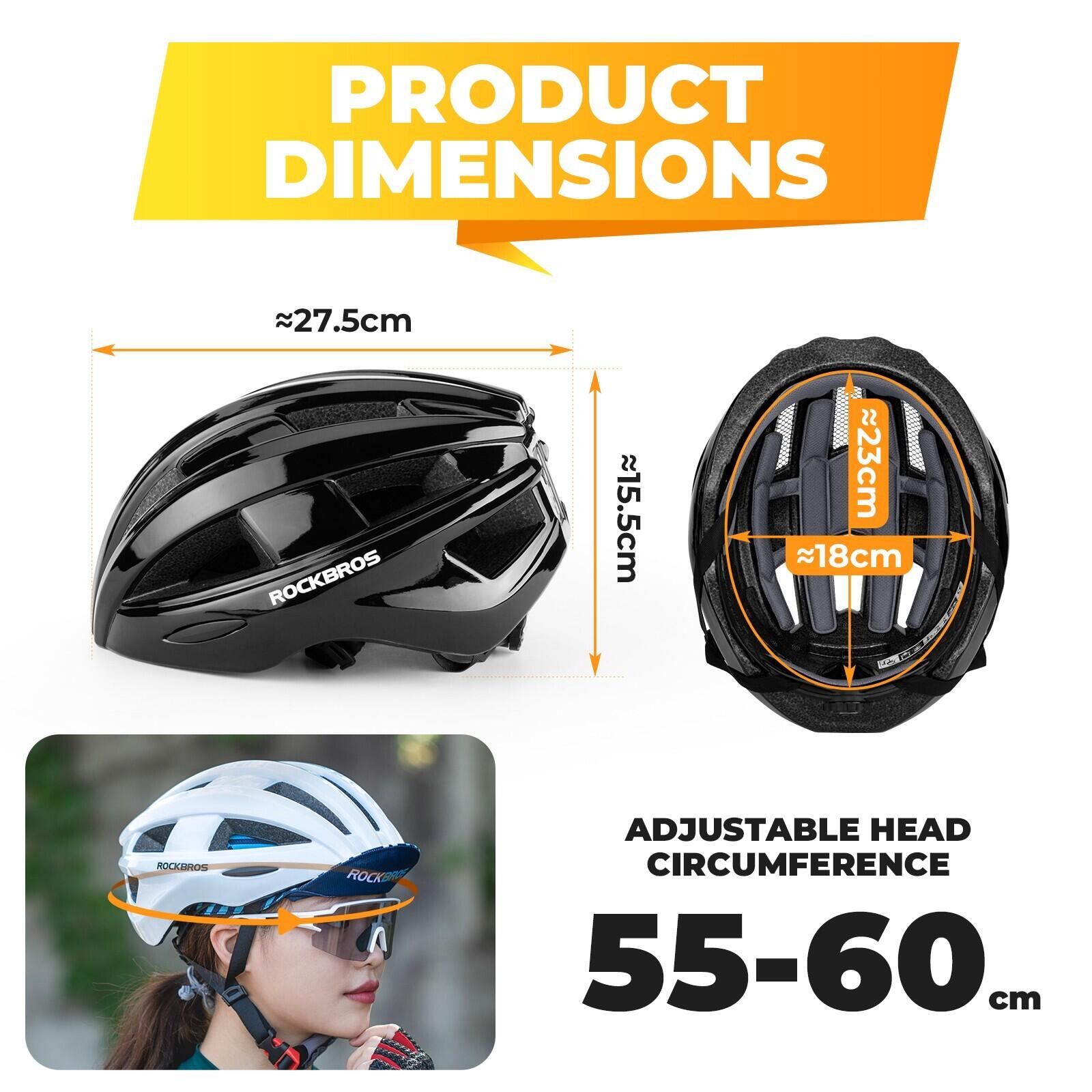 ROCKBROS Fahrradhelm für Männer und Fraue 6/6
